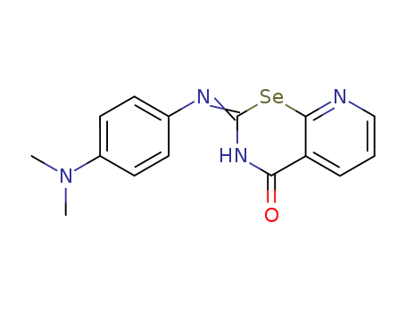4H-Pyrido[3,2-e]-1,3-selenazin-4-one,  2-[[4-(dimethylamino)phenyl]amino]-