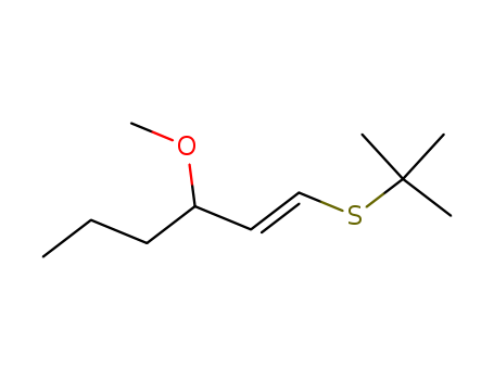 1-Hexene, 1-[(1,1-dimethylethyl)thio]-3-methoxy-, (E)-