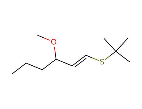 1-Hexene, 1-[(1,1-dimethylethyl)thio]-3-methoxy-, (E)-