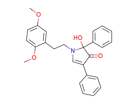 1-[2-(2,5-Dimethoxy-phenyl)-ethyl]-2-hydroxy-2,4-diphenyl-1,2-dihydro-pyrrol-3-one