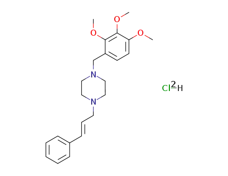 1-((E)-3-Phenyl-allyl)-4-(2,3,4-trimethoxy-benzyl)-piperazine; hydrochloride