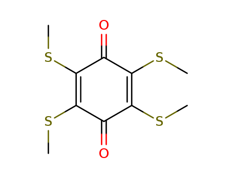 129095-79-0,2,3,5,6-tetrakis(methylsulfanyl)cyclohexa-2,5-diene-1,4-dione,T 1801D