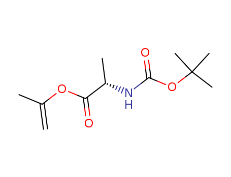 L-Alanine, N-[(1,1-dimethylethoxy)carbonyl]-, 1-methylethenyl ester