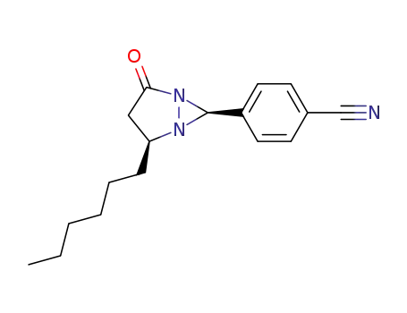 Benzonitrile, 4-(2-hexyl-4-oxo-1,5-diazabicyclo[3.1.0]hex-6-yl)-, cis-