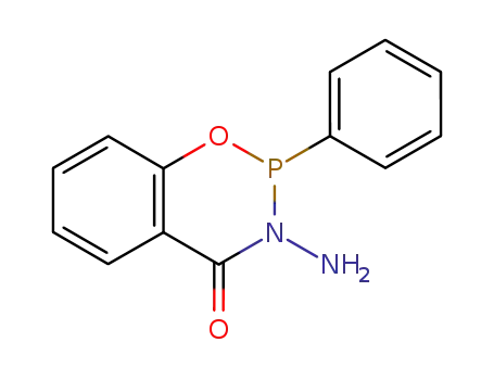 Molecular Structure of 143000-12-8 (4H-1,3,2-Benzoxazaphosphorin-4-one, 3-amino-2,3-dihydro-2-phenyl-)