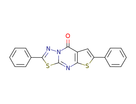 103344-19-0,8H-[1,3,4]Thiadiazolo[3,2-a]thieno[2,3-d]pyrimidin-8-one,2,6-diphenyl-,NSC 622186