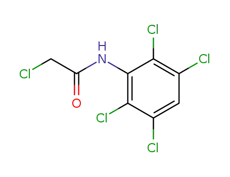Molecular Structure of 121806-76-6 (2-CHLORO-N-(2,3,5,6-TETRACHLOROPHENYL)ACETAMIDE)