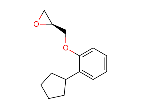 (R)-1,2-epoxy-3-(2'-cyclopentylphenoxy)propane