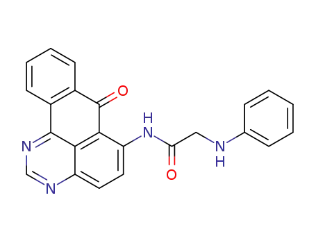 6-ω-Anilinoacetylaminobenz<e>perimidine
