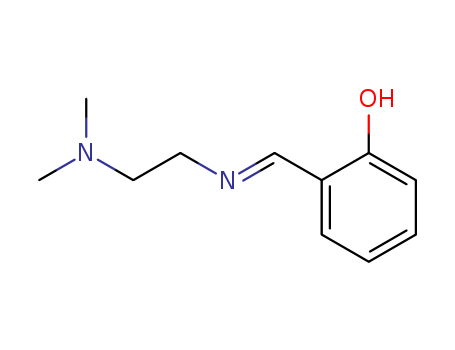Molecular Structure of 135663-17-1 (Phenol, 2-[(E)-[[2-(dimethylamino)ethyl]imino]methyl]-)