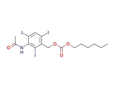 60102-22-9,3-(acetylamino)-2,4,6-triiodobenzyl hexyl carbonate,