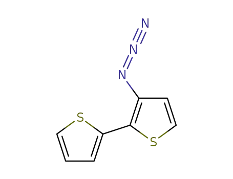 Molecular Structure of 82080-28-2 (2,2'-Bithiophene, 3-azido-)