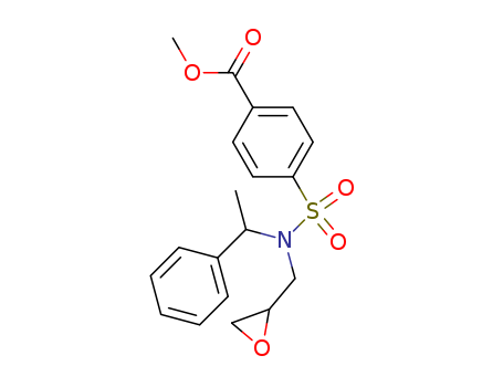 89820-09-7,methyl 4-[(oxiran-2-ylmethyl)(1-phenylethyl)sulfamoyl]benzoate,