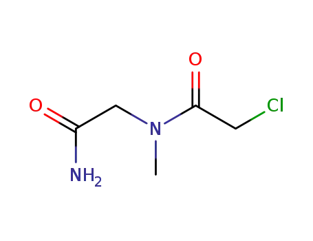 Molecular Structure of 114665-31-5 (Acetamide, N-(2-amino-2-oxoethyl)-2-chloro-N-methyl-)