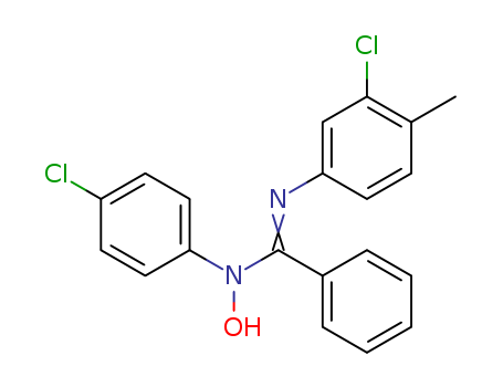 Benzenecarboximidamide,N'-(3-chloro-4-methylphenyl)-N-(4-chlorophenyl)-N-hydroxy- cas  75821-89-5