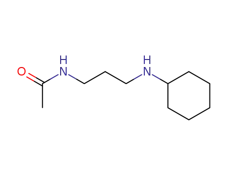 Molecular Structure of 128459-11-0 (N-[3-(cyclohexylamino)propyl]-acetamide)
