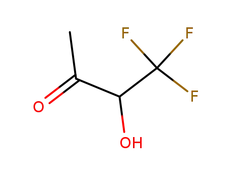 Molecular Structure of 161084-29-3 (2-Butanone, 4,4,4-trifluoro-3-hydroxy- (9CI))