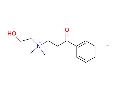 24000-88-2,N-(2-hydroxyethyl)-N,N-dimethyl-3-oxo-3-phenylpropan-1-aminium iodide,Ammonium,(2-benzoylethyl)(2-hydroxyethyl)dimethyl-, iodide (8CI); Benzenepropanaminium,N-(2-hydroxyethyl)-N,N-dimethyl-g-oxo-, iodide (9CI)