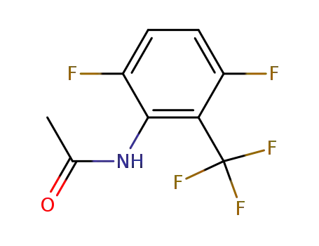 Molecular Structure of 115591-68-9 (Acetamide, N-[3,6-difluoro-2-(trifluoromethyl)phenyl]-)