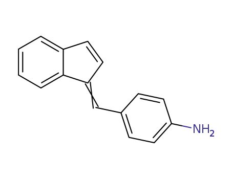 Molecular Structure of 487-61-6 (4-(1H-Inden-1-ylidenemethyl)benzen-1-amine)