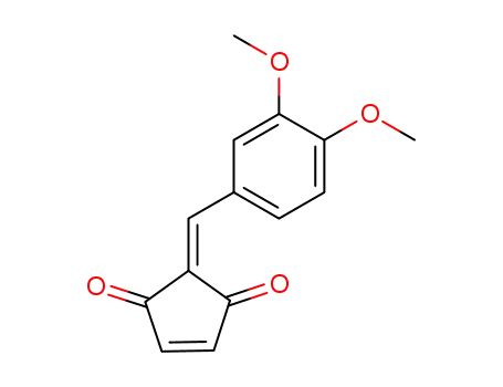2-(3,4-dimethoxybenzylidene)cyclopent-4-ene-1,3-dione