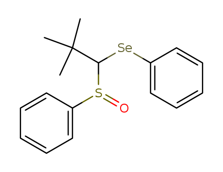 Benzene, [[2,2-dimethyl-1-(phenylseleno)propyl]sulfinyl]-