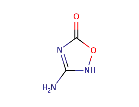 Molecular Structure of 154020-18-5 (1,2,4-Oxadiazol-5(2H)-one,3-amino-(9CI))