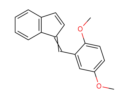 Molecular Structure of 2428-42-4 (1-(2,5-dimethoxybenzylidene)-1H-indene)