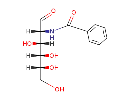 Molecular Structure of 655-42-5 (N-BENZOYL-D-GLUCOSAMINE)