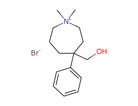 Molecular Structure of 7512-11-0 (4-(hydroxymethyl)-1,1-dimethyl-4-phenylazepanium)