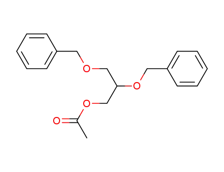 1-Propanol, 2,3-bis(phenylmethoxy)-, acetate, (R)-
