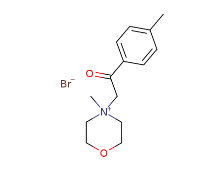 Morpholinium,4-methyl-4-[2-(4-methylphenyl)-2-oxoethyl]-, bromide (1:1) cas  6277-47-0
