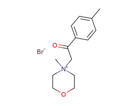 Molecular Structure of 6277-47-0 (4-methyl-4-[2-(4-methylphenyl)-2-oxoethyl]morpholin-4-ium)