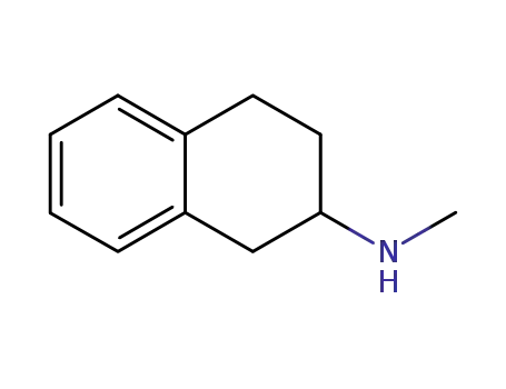 Molecular Structure of 19485-85-9 (1,2,3,4-Tetrahydro-N-methyl-2-naphthalenamine)