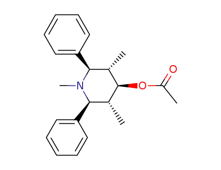 4-Piperidinol, 1,3,5-trimethyl-2,6-diphenyl-, acetate (ester)
