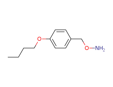 Molecular Structure of 21038-25-5 (O-(4-butoxybenzyl)hydroxylamine)