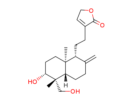 3-[2-[(1R,4aβ)-2-Methylene-5α-(hydroxymethyl)-5,8aα-dimethyl-6α-hydroxydecalin-1α-yl]ethyl]-2,5-dihydrofuran-2-one