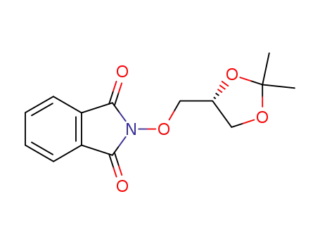 Molecular Structure of 131068-34-3 (1H-Isoindole-1,3(2H)-dione,
2-[[(4R)-2,2-dimethyl-1,3-dioxolan-4-yl]methoxy]-)
