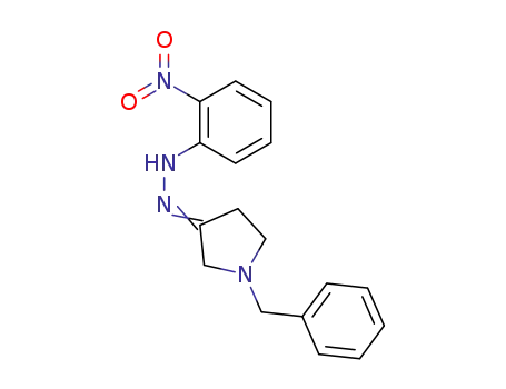 3-Pyrrolidinone, 1-(phenylmethyl)-, (2-nitrophenyl)hydrazone