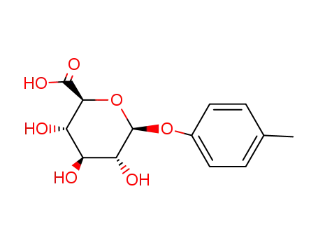 Molecular Structure of 17680-99-8 (P-TOLYL-BETA-D-GLUCURONIDE)