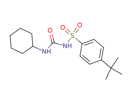 Benzenesulfonamide,
N-[(cyclohexylamino)carbonyl]-4-(1,1-dimethylethyl)-
