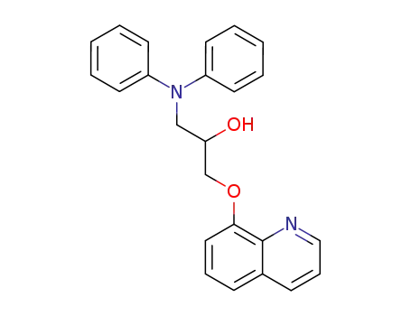 Molecular Structure of 85239-28-7 (1-(diphenylamino)-3-(quinolin-8-yloxy)propan-2-ol)