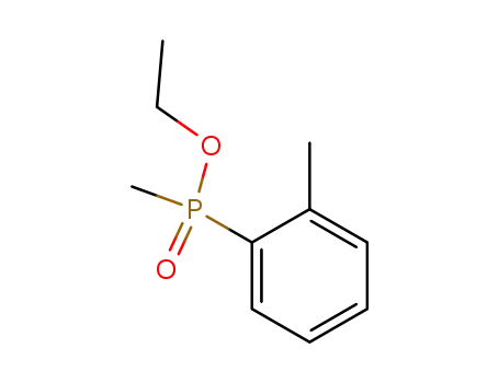 Molecular Structure of 61820-30-2 (Phosphinic acid, methyl(2-methylphenyl)-, ethyl ester)