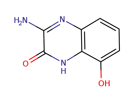 Molecular Structure of 659729-80-3 (2(1H)-Quinoxalinone,3-amino-8-hydroxy-(9CI))