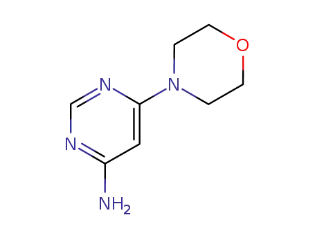 Molecular Structure of 96225-80-8 (4-AMINO-6-MORPHOLINOPYRIMIDINE)