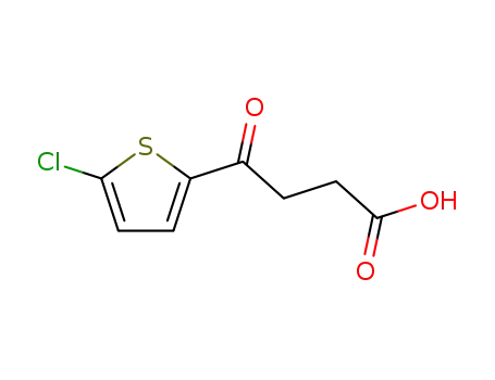 Molecular Structure of 70685-06-2 (4-(5-CHLORO-2-THIENYL)-4-OXOBUTYRIC ACID)