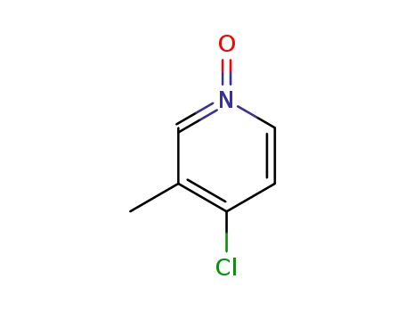 Molecular Structure of 1073-34-3 (4-chloro-3-methyl-1-oxido-pyridine)