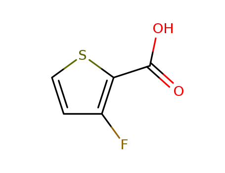 Molecular Structure of 32431-84-8 (2-Thiophenecarboxylic acid, 3-fluoro-)