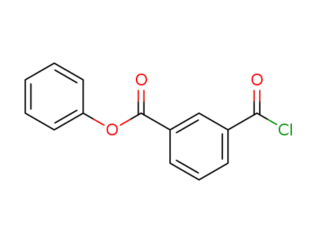 Molecular Structure of 7522-64-7 (Benzoic acid, 3-(chlorocarbonyl)-, phenyl ester)