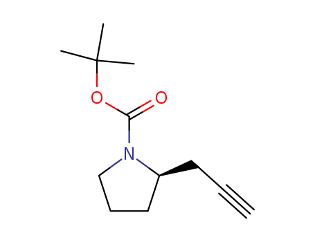 1-Pyrrolidinecarboxylicacid, 2-(2-propyn-1-yl)-, 1,1-dimethylethyl ester, (2R)-